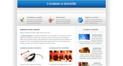 Desktop Screenshot of livraisondomicile.info