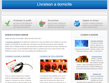 Tablet Screenshot of livraisondomicile.info